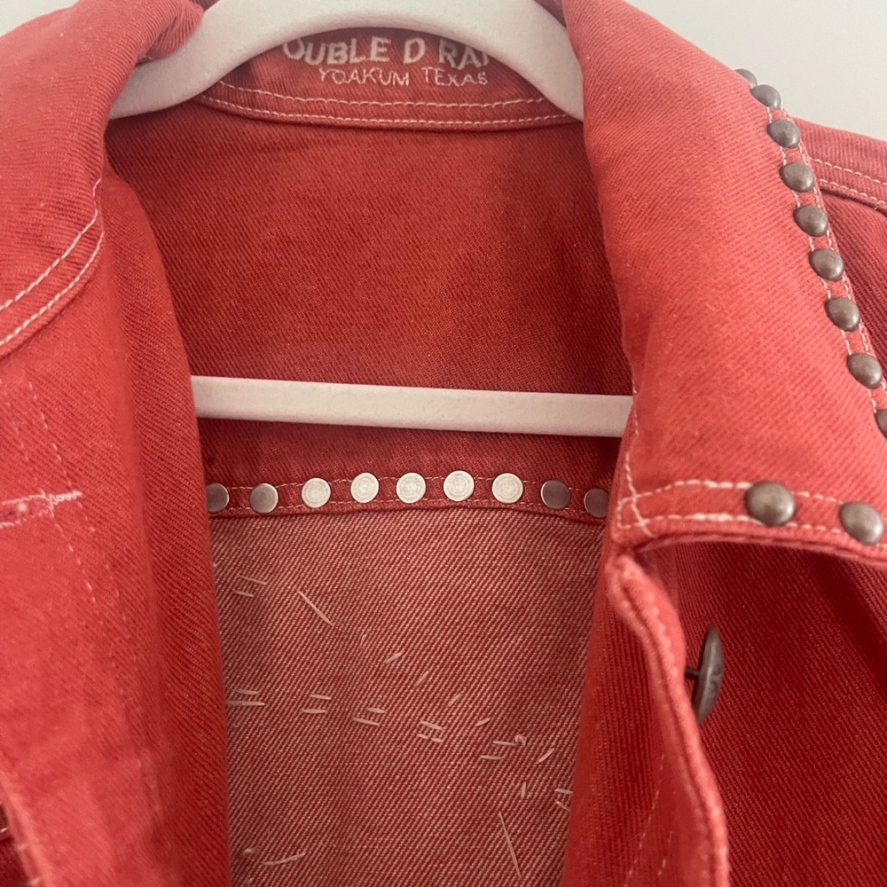 Double D Ranch Horse'n Around Red Studded Jacket - Picture 3 of 9